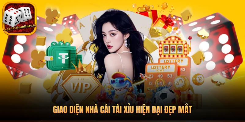 Nhà Cái Tài Xỉu 1 Giao diện nhà cái tài xỉu hiện đại đẹp mắt